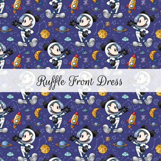 Astronaut Mouse | Ruffle Front Dress | Beyond Borders Collection