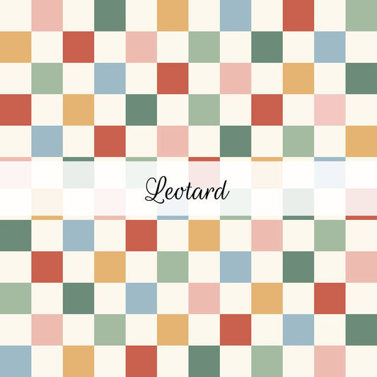 Bright Retro Checkerboard | Leotard | Abstract & Activities