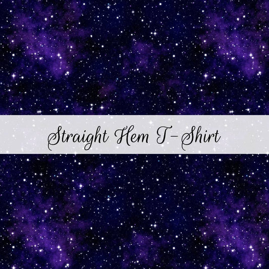 Cosmic Nights | Straight Hem T-Shirt | Abstract & Activities
