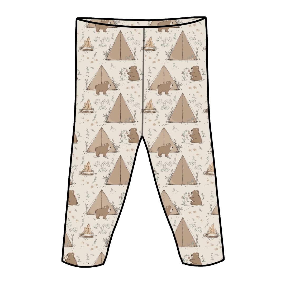 Camping Bears | Footless Tights | Beyond Borders Collection