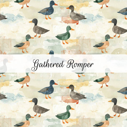 Ducks | Gathered Romper | Beyond Borders Collection