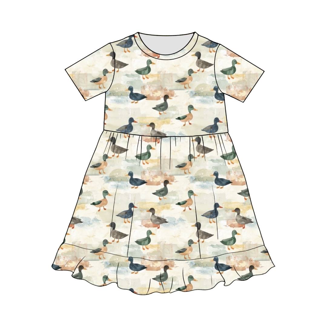 Ducks | Ruffle Twirl Dress | Beyond Borders Collection