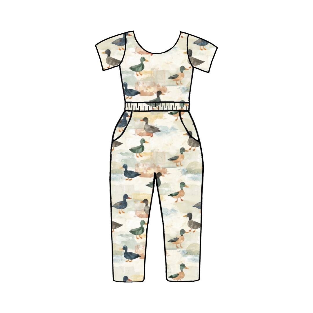 Ducks | Gathered Romper | Beyond Borders Collection