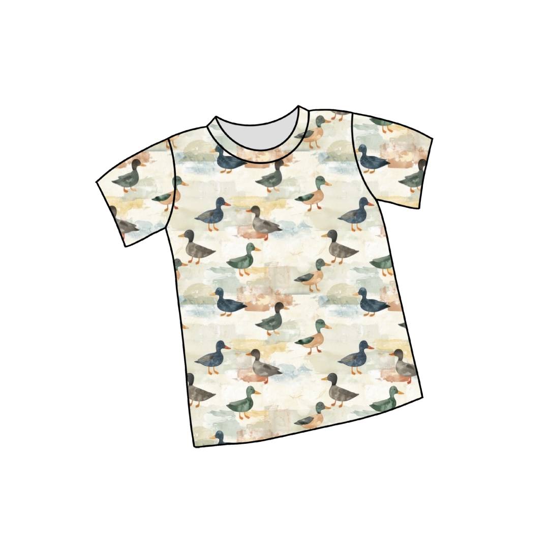 Ducks | Straight Hem T-Shirt | Beyond Borders Collection