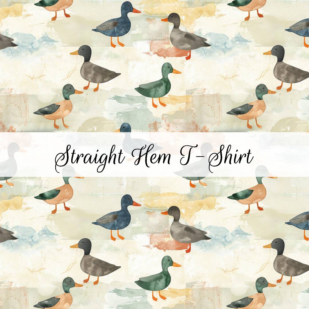 Ducks | Straight Hem T-Shirt | Beyond Borders Collection