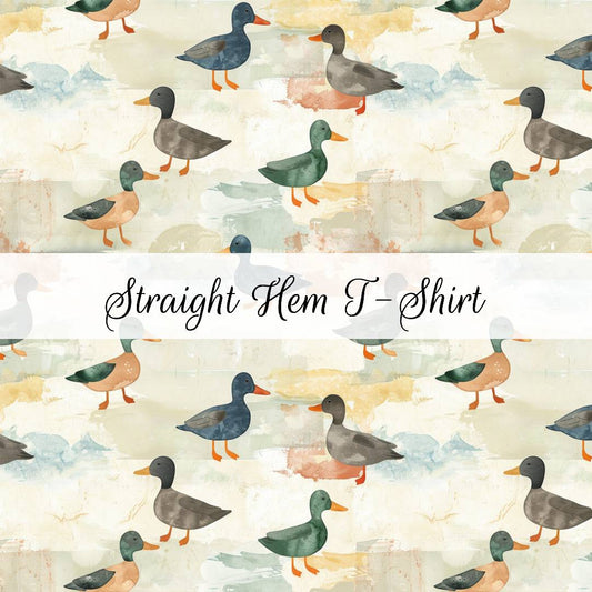 Ducks | Straight Hem T-Shirt | Beyond Borders Collection