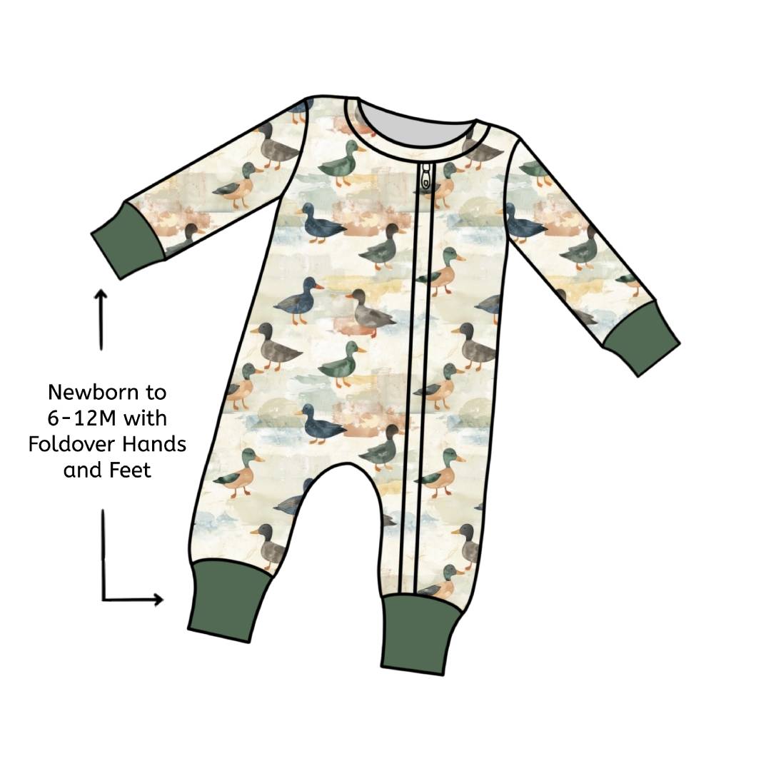 Ducks | Zippered Romper | Beyond Borders Collection