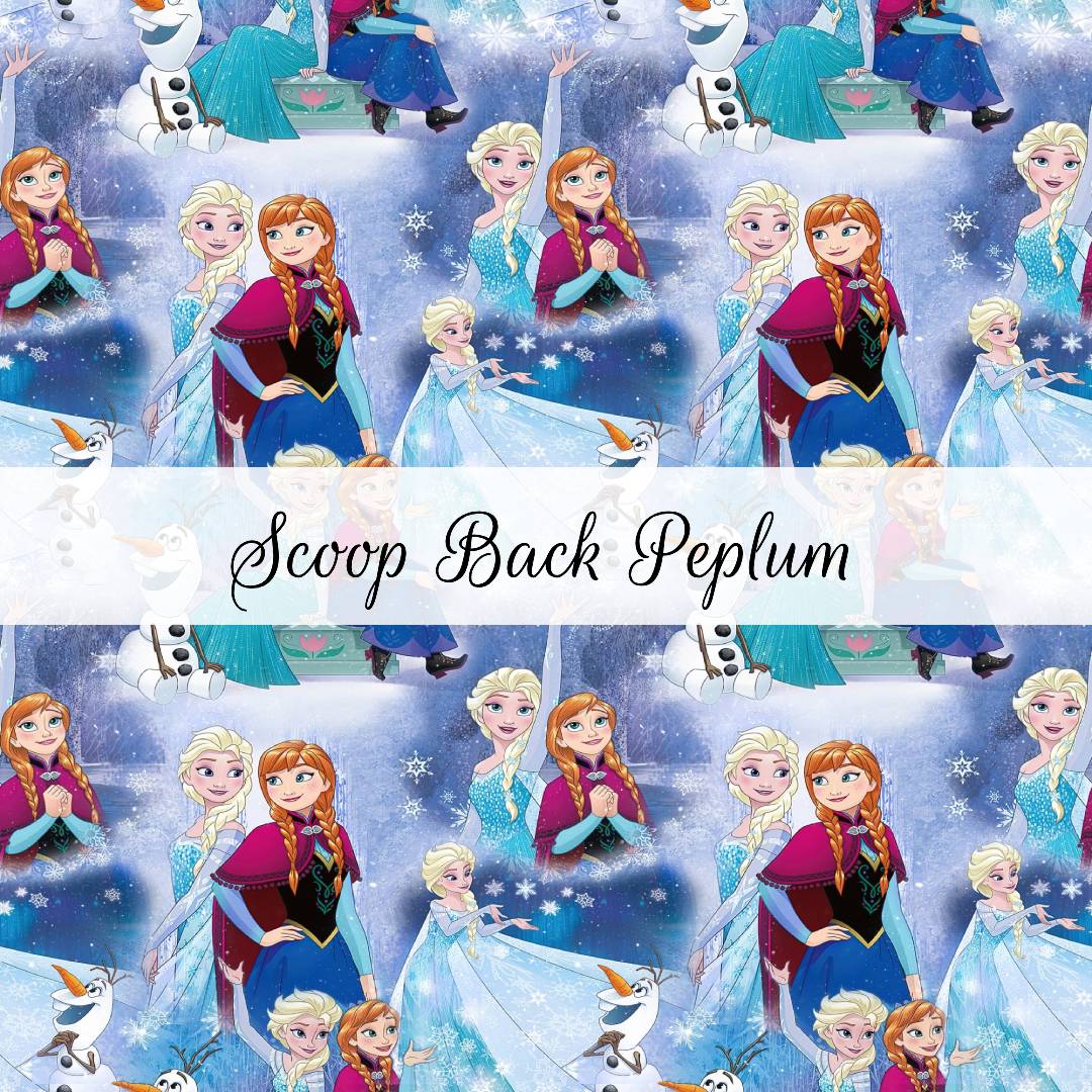 Frozen Kingdom | Scoop Back Peplum | Beyond Borders Collection