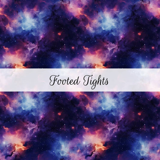 Galactic Nebula | Footed Tights | Abstract & Activities