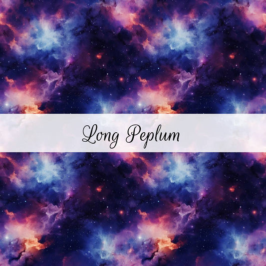 Galactic Nebula | Long Peplum | Abstract & Activities
