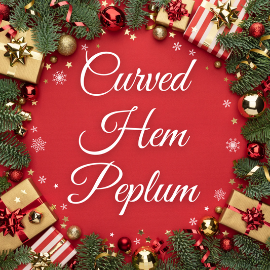 Boxing Day Mystery | Curved Hem Peplum