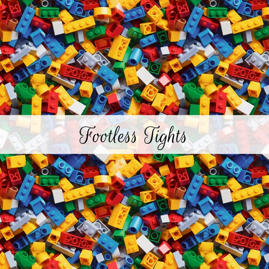 Lego Bricks | Footless Tights | Beyond Borders Collection