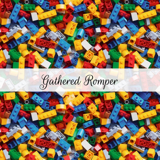 Lego Bricks | Gathered Romper | Beyond Borders Collection