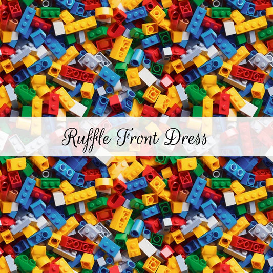 Lego Bricks | Ruffle Front Dress | Beyond Borders Collection