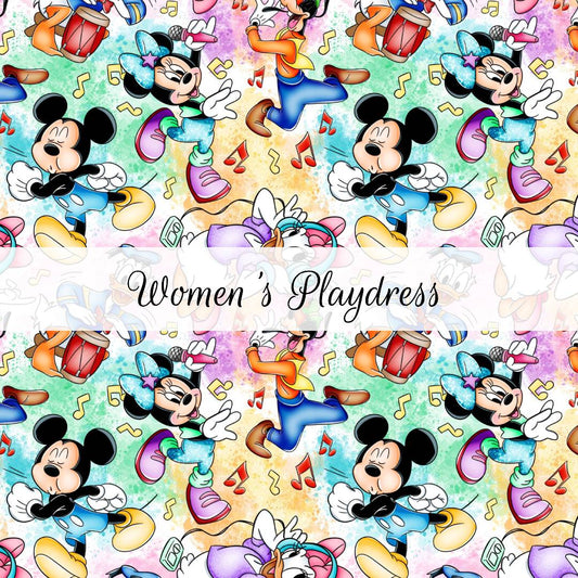 Music Class | Women's Playdress | Abstract & Activities