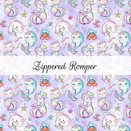 Mer-Animals | Zippered Romper | Beyond Borders Collection