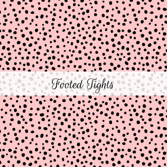 Pink Spots | Footed Tights | Abstract & Activities