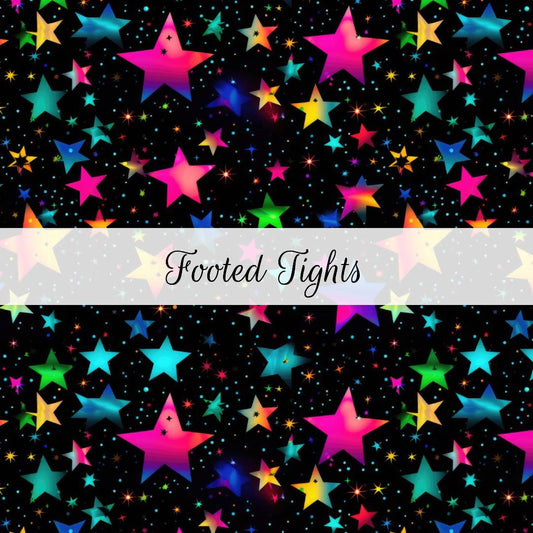 Rainbow Stars | Footed Tights | Abstract & Activities