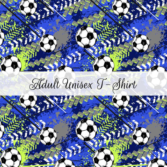 Soccer | Adult Unisex T-Shirt | Abstract & Activities