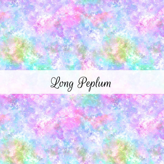 Unicorn Galaxy | Long Peplum | Abstract & Activities